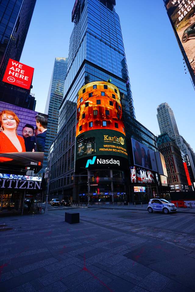 一二映像2021上荣登纽约时代广场路透屏纳斯达克大屏的知名企业