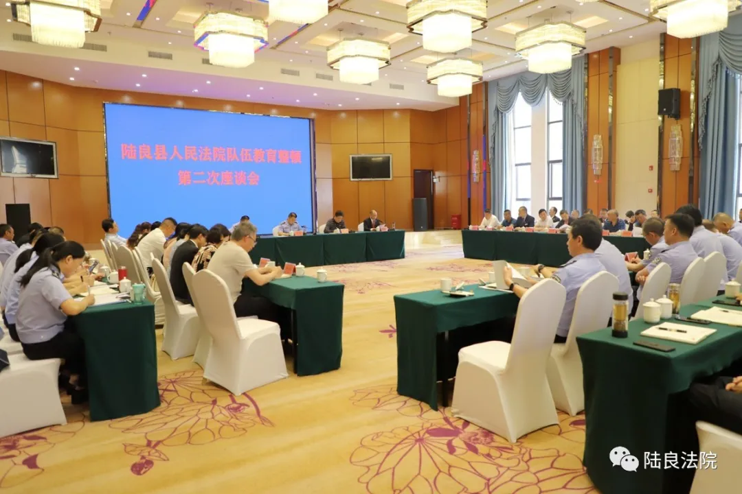 【教育整顿】陆良法院召开队伍教育整顿查纠整改环节征求意见座谈会