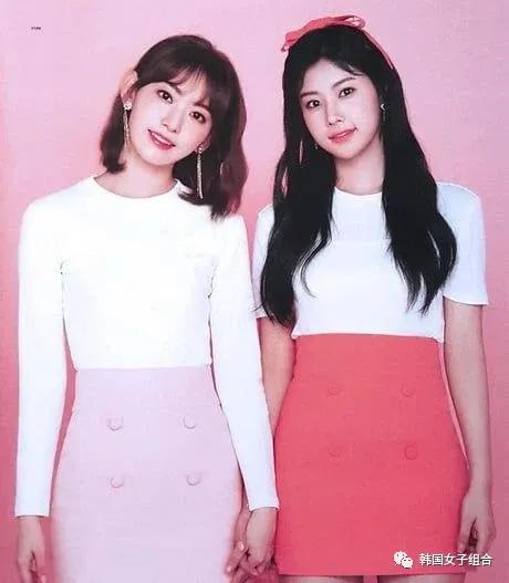 这两位女团爱豆的颜值和,净化眼球的组合 51韩团 – 韩国娱乐,韩国