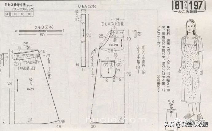 收集的多款家居，围裙裁剪图