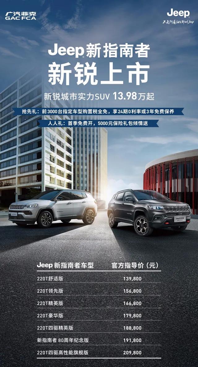 要精致有精致，要性能有性能，Jeep新指南者崭新亮剑重回主流