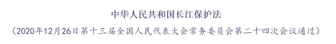 「長江保護法」發(fā)布 涉及小水電退出 大中型水電工程建設等內容