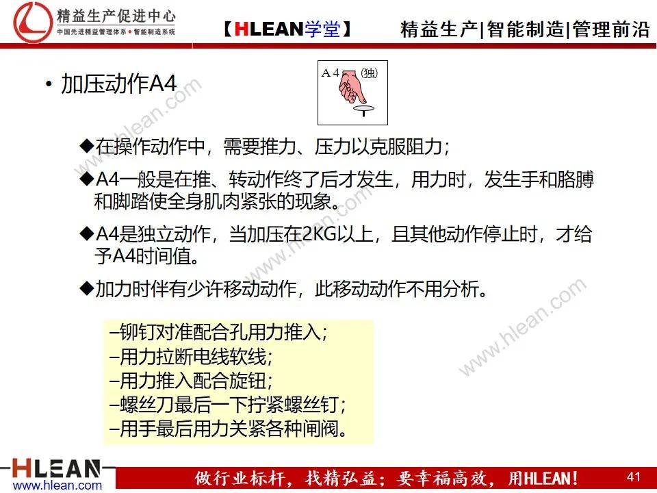 「精益学堂」MOD动作分析