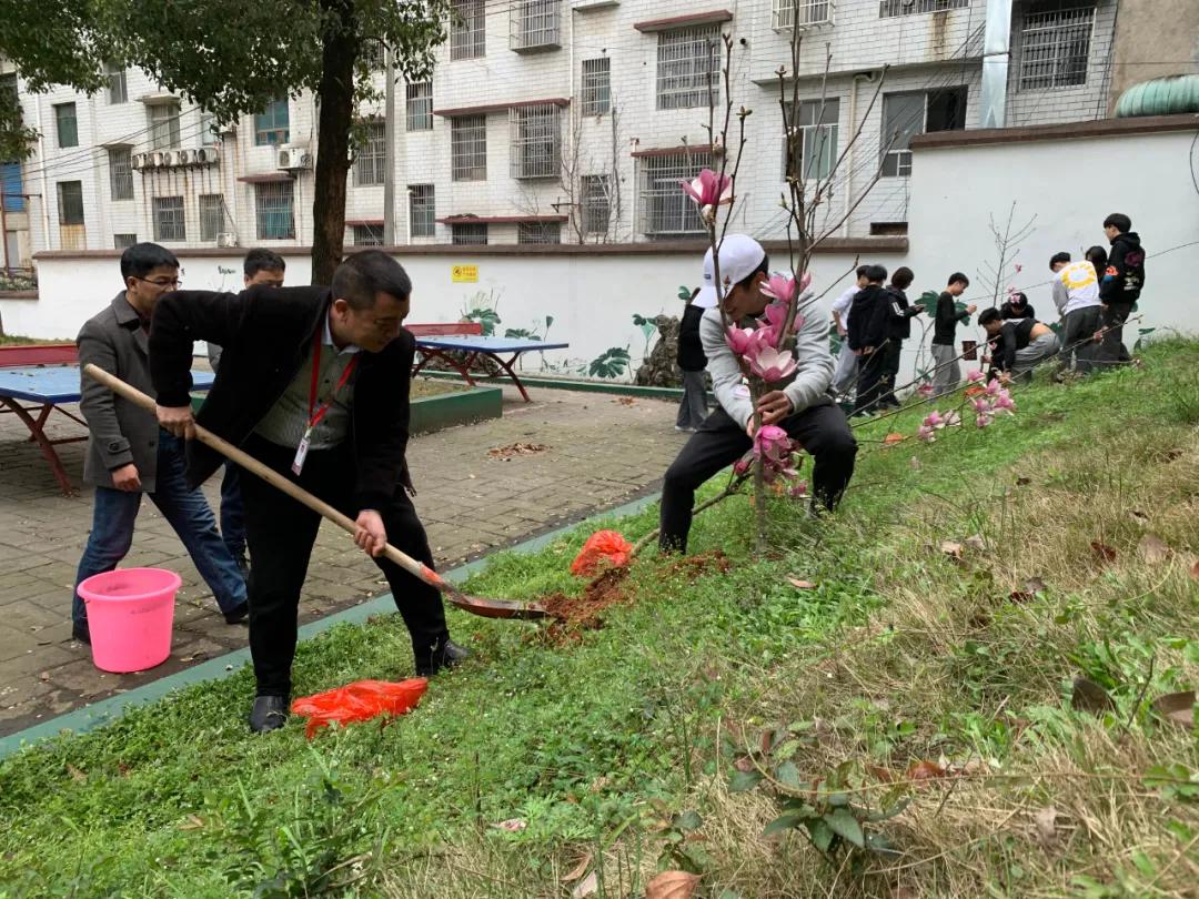 「风采」种植绿色希望、情系经开母校——植树节活动报道