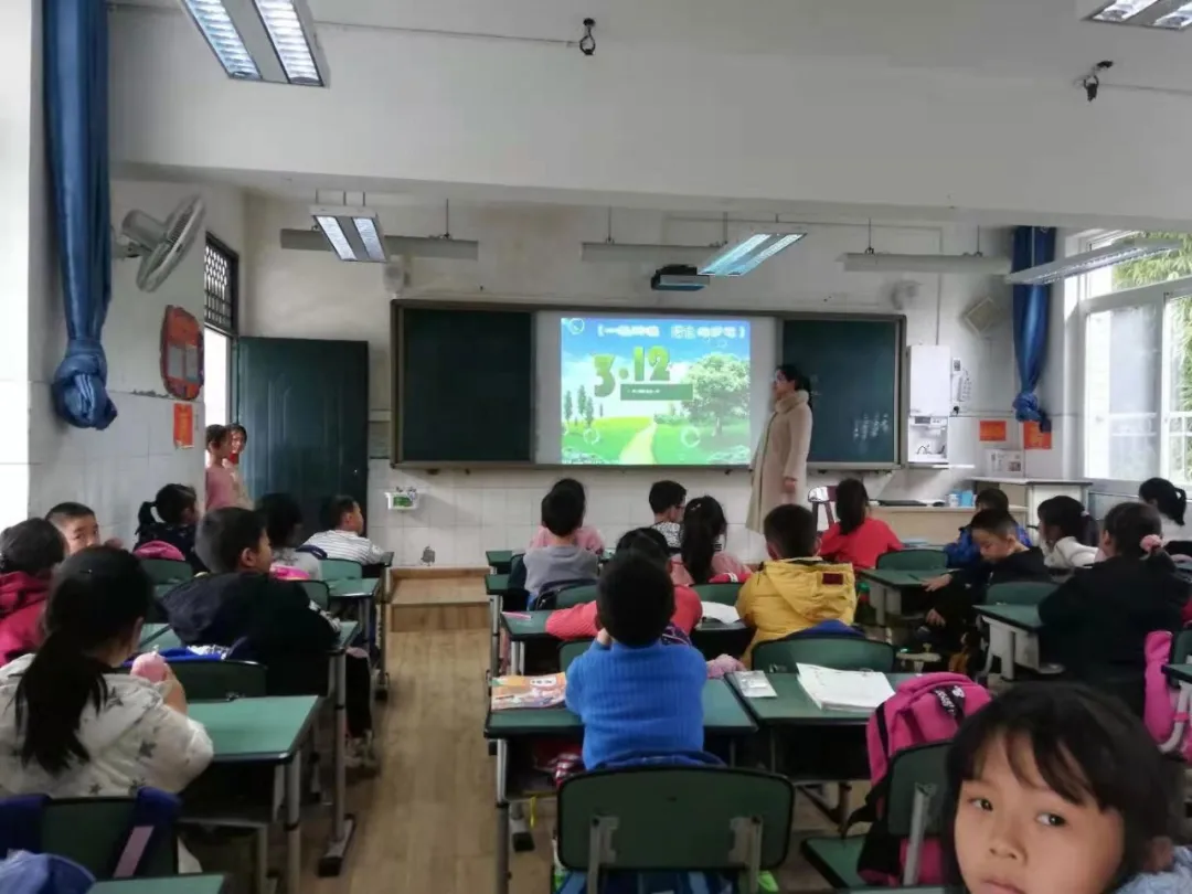 创绿色环保 享美好家园丨天府新区新兴小学植树节环保教育活动