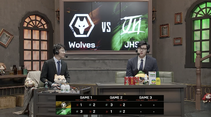 第五人格2021IVL夏季赛常规赛Wolves vs JHS 第二局