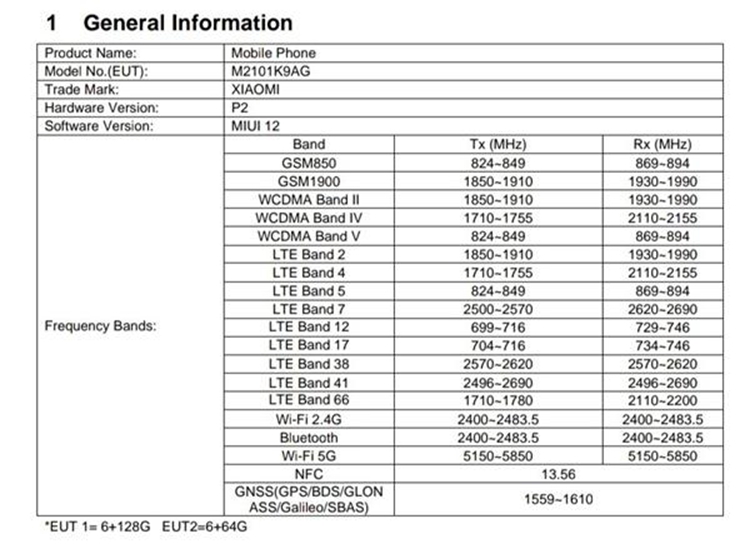 小米11 Lite认证信息曝光，性能缩水，4250mAh电池