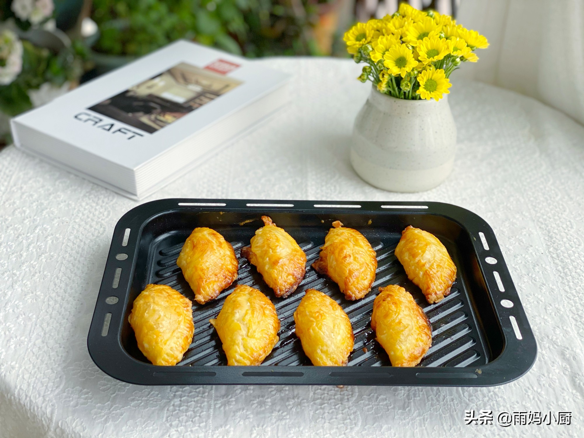 香酥掉渣的菠蘿酥，用蛋撻皮就能做，外酥里香，懶人一看也會做