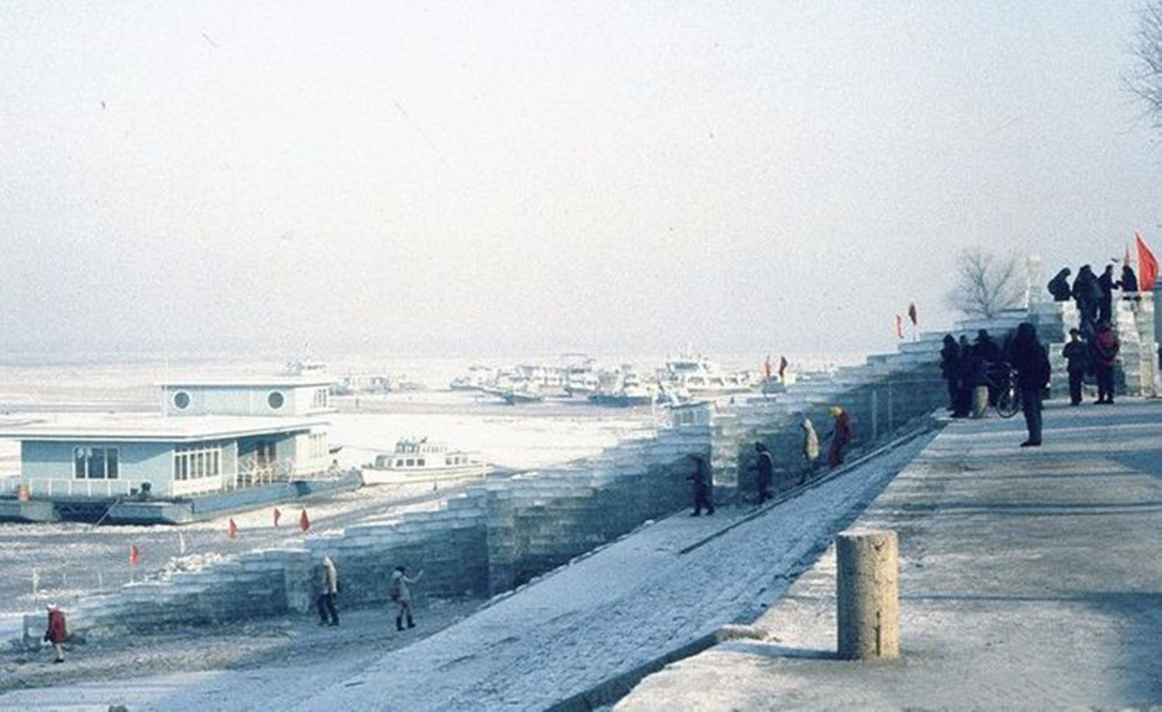 老照片：80年代的哈爾濱，充滿了俄式風情的北國冰城
