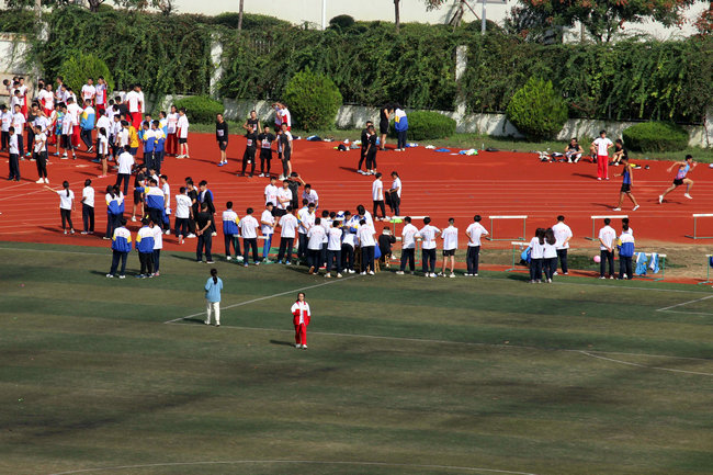 宁阳县复圣中学举行运动会