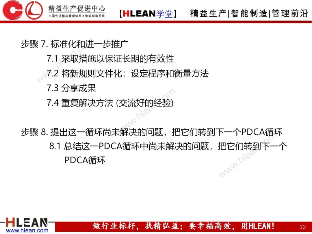 「精益学堂」PDCA工作方法