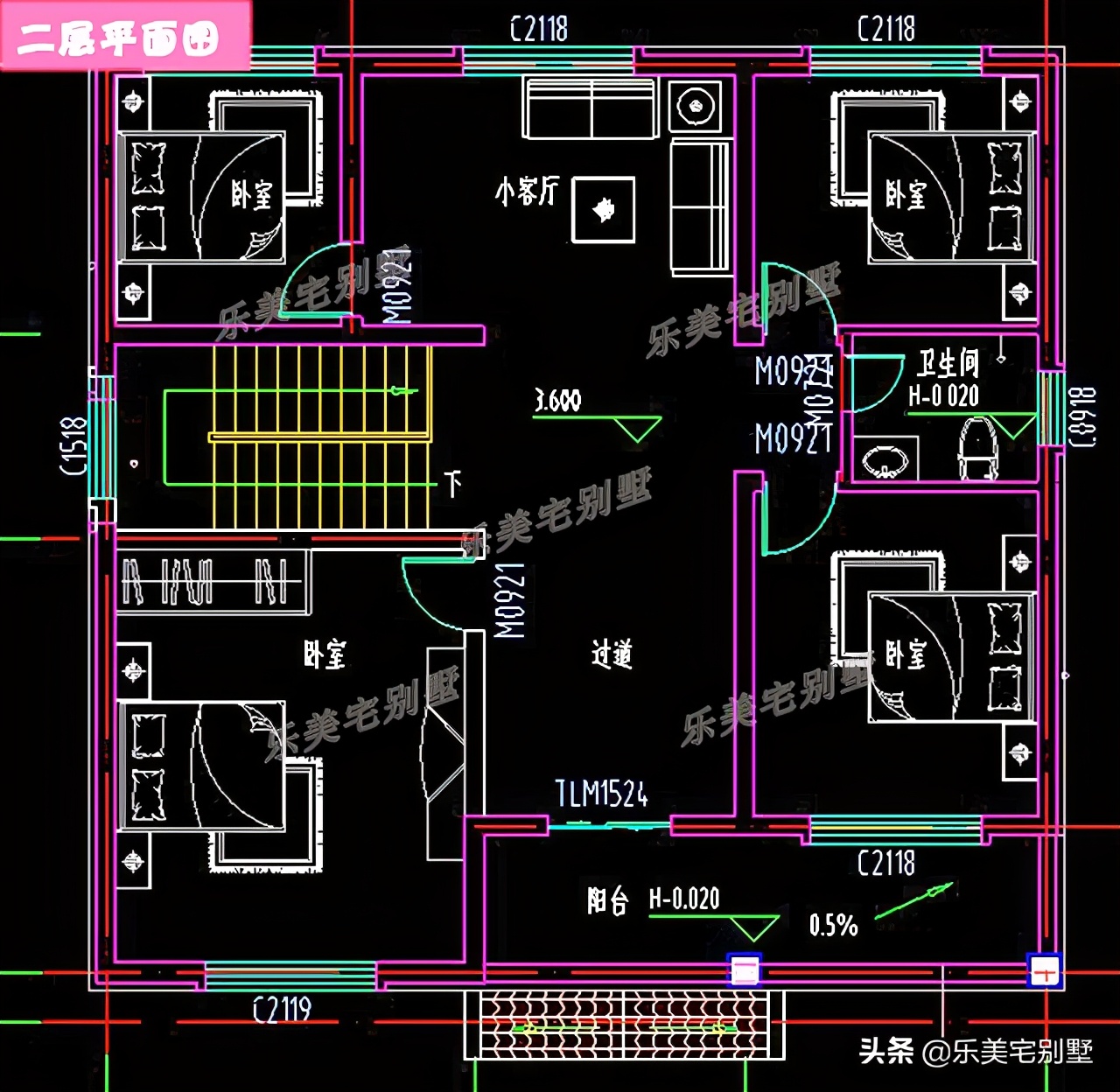 7套二層的農村小別墅圖紙漂亮大方實用的戶型各種風格都有