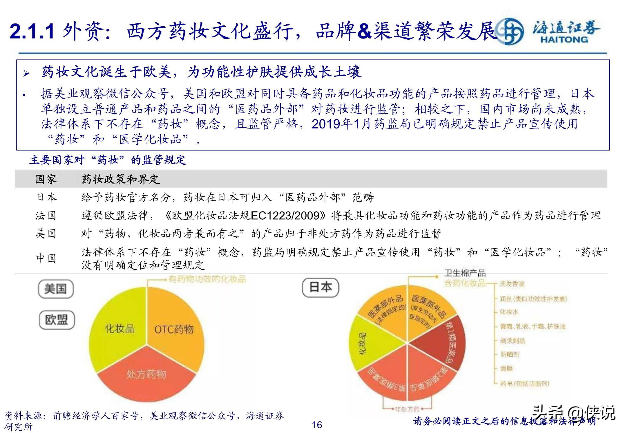 功能性护肤赛道，国货崛起的机会与挑战（海通证券）