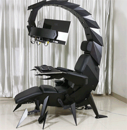 酷炫到沒朋友！ 廠商推出蠍子款的可變形「肥宅快樂椅」