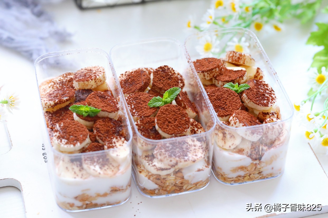 无需烤箱无需锅的甜品，低脂低卡，多吃也不怕胖，饱腹感极强