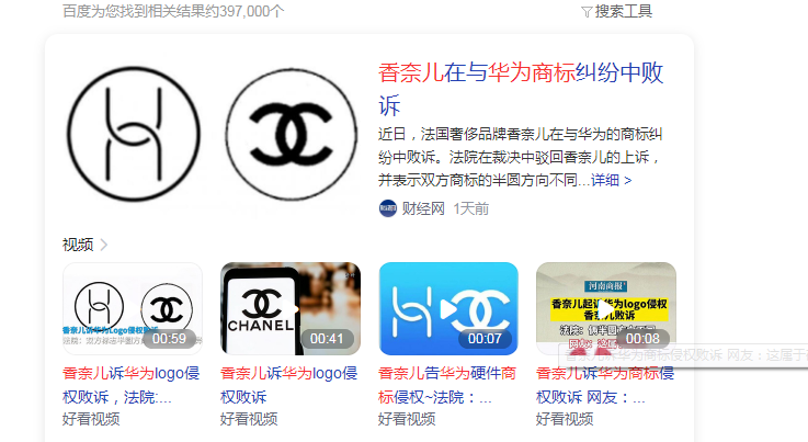 香奈儿诉华为商标侵权案败诉！网友：一点都不像
