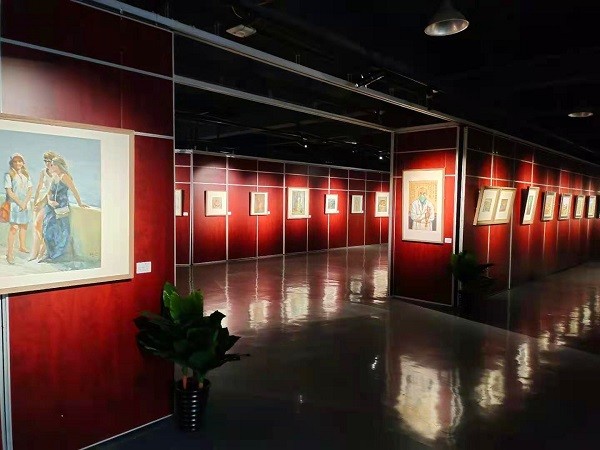 献礼建党100周年 孔奇绘画回顾展在武汉卓尔美术馆举行