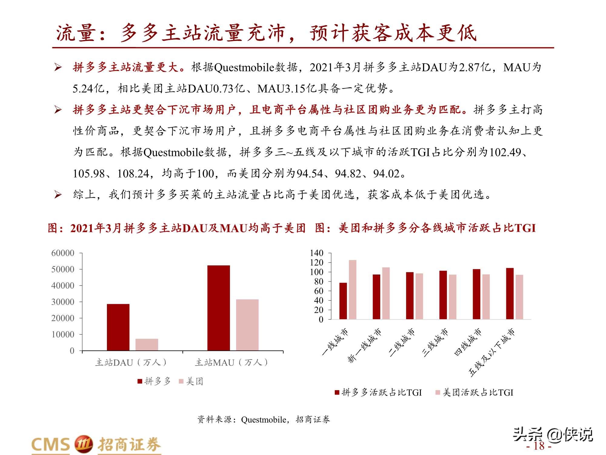 拼多多VS美团，资源禀赋与组织管理的决胜（招商证券）