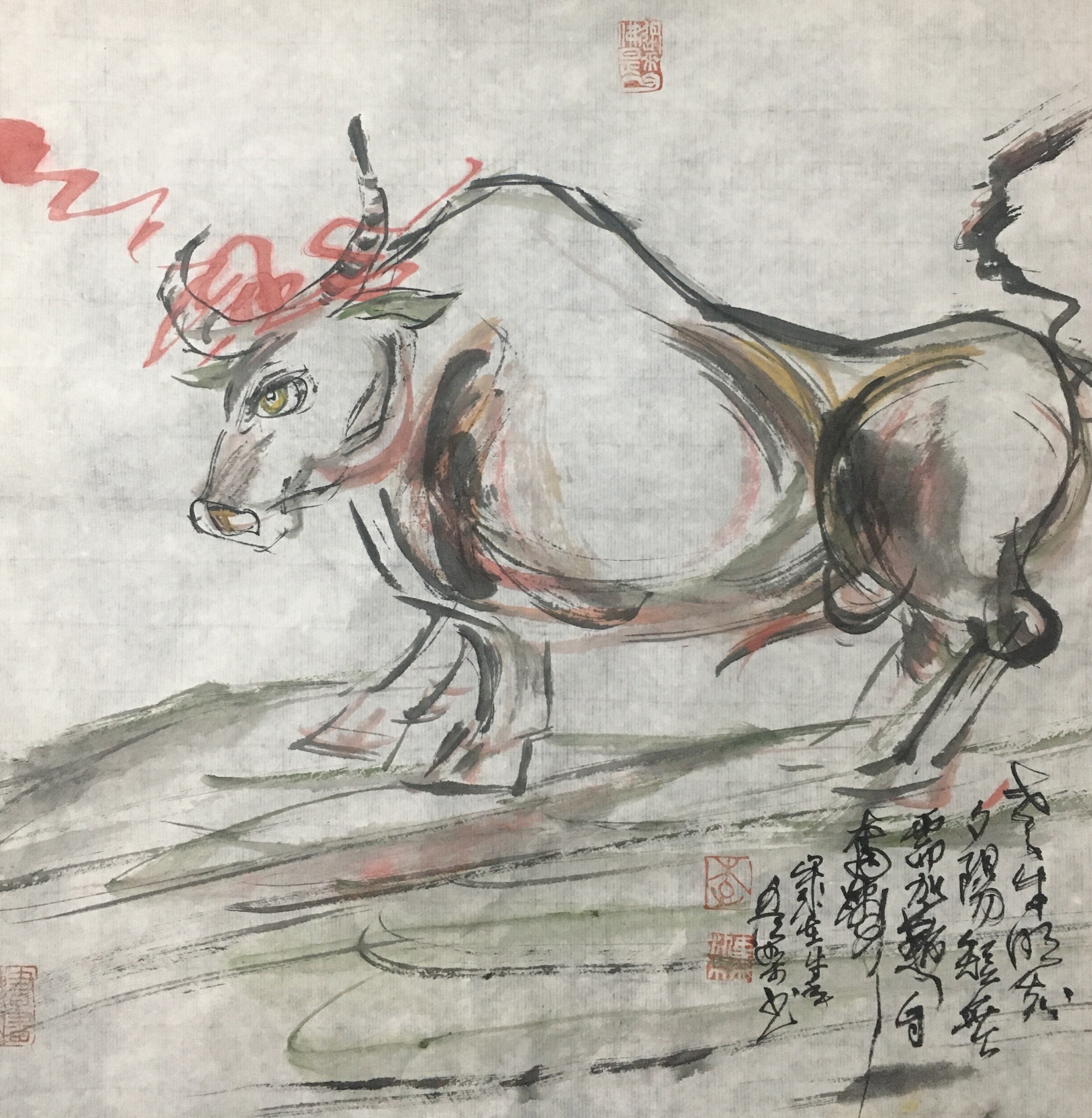 李盡染迎春百牛圖網絡展