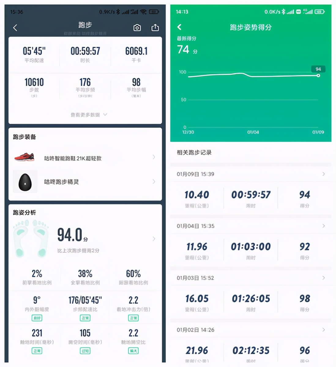用大数据挖掘运动潜能咕咚智能跑鞋21k超轻款体验