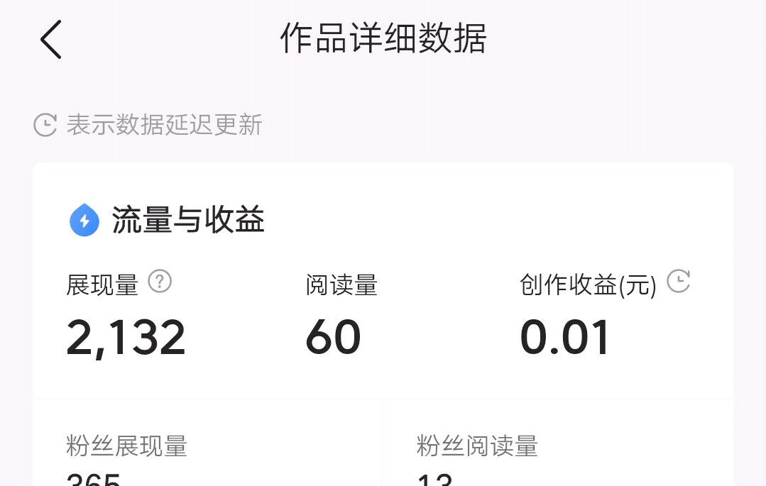 分享下在头条18天创作与收益的感受与经验