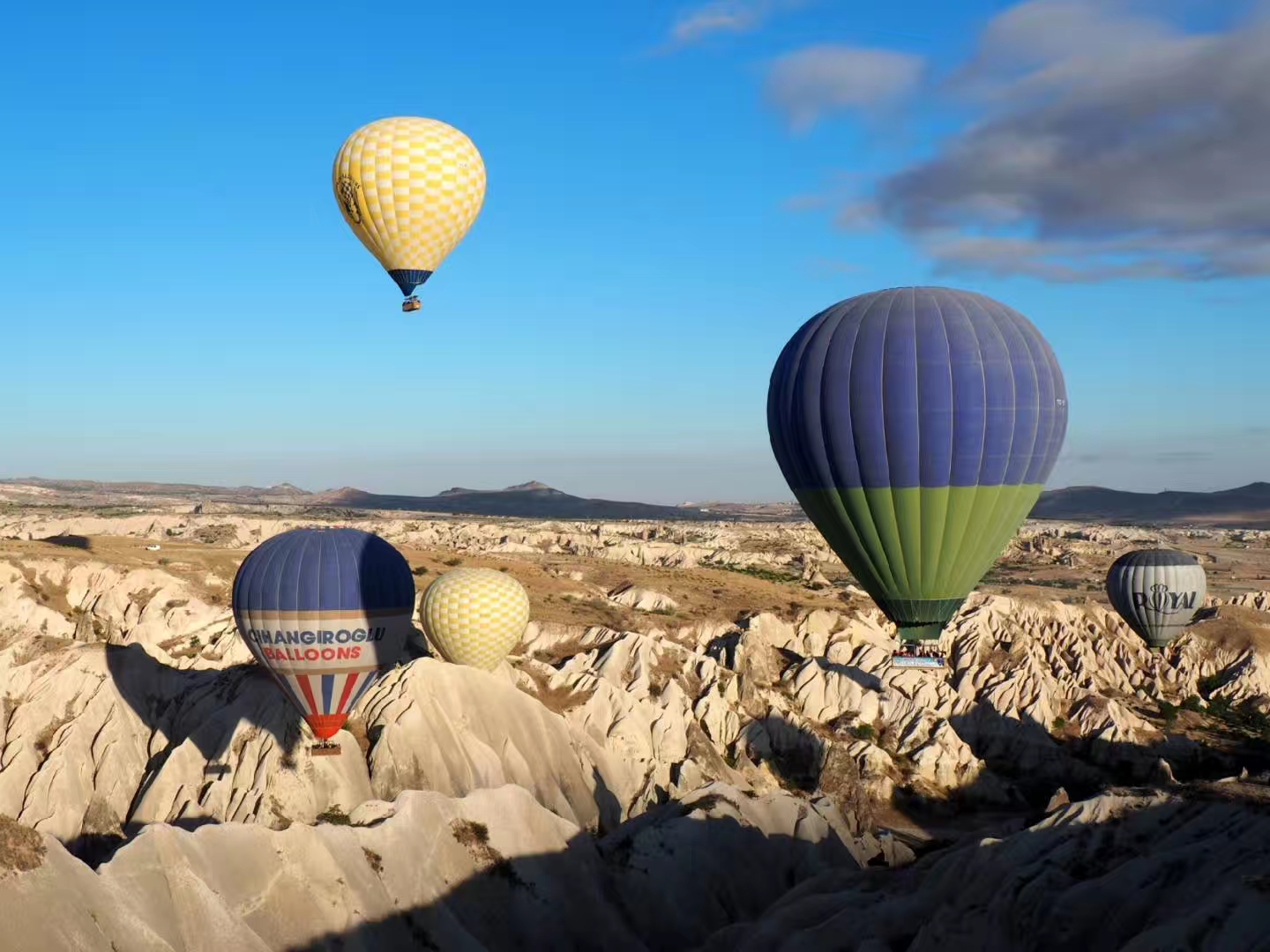 1080P土耳其热气球游客旅游飞行实拍视频特效素材-千库网