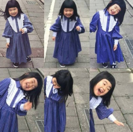 曹格老婆久违晒女儿，Grace躲妈妈身后甜笑抢镜，漂亮又有气质