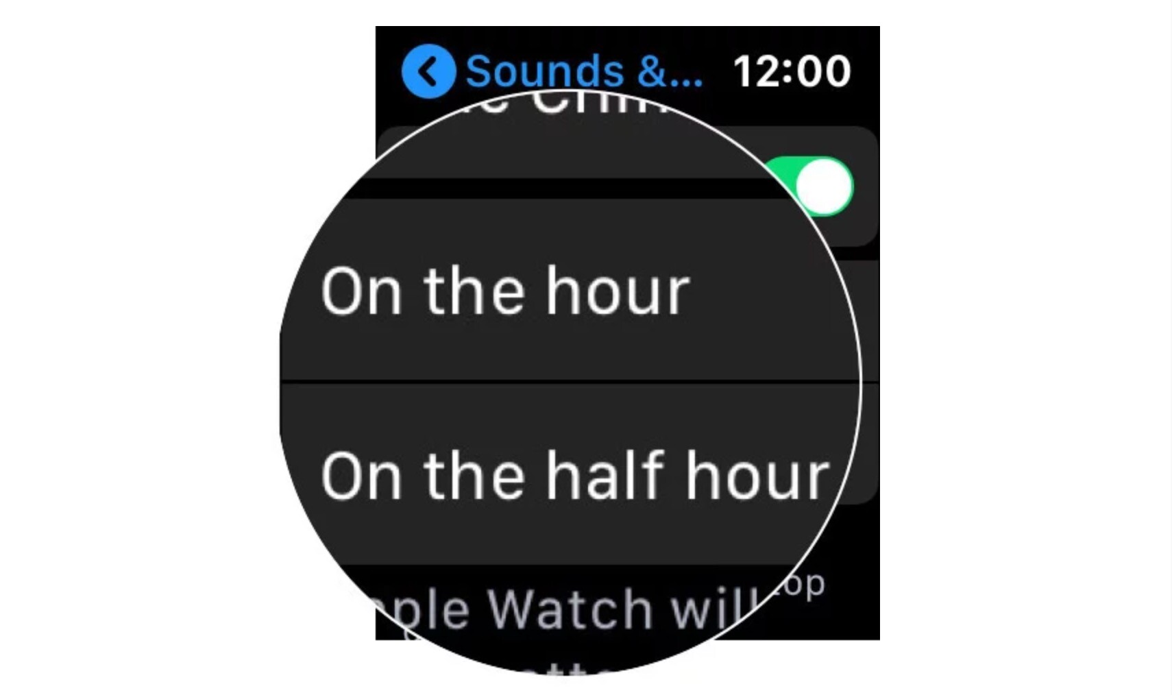 如何在AppleWatch上启用Taptic Chime功能
