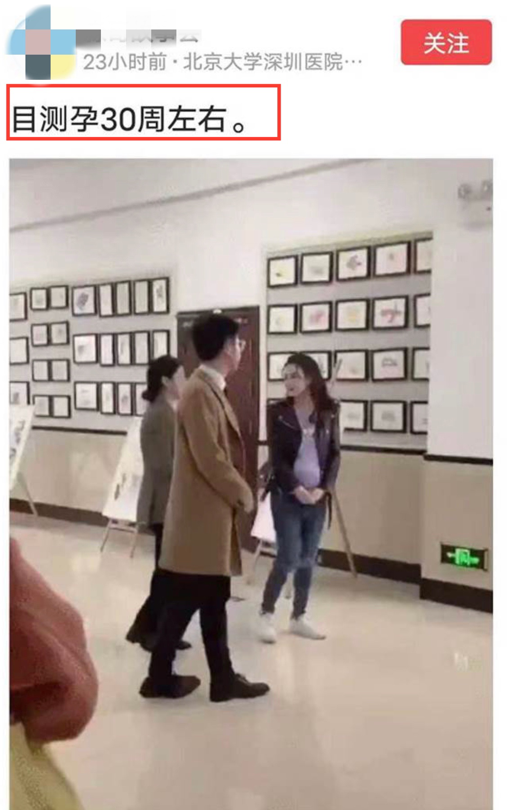 张柏芝真怀四胎了？妇产科医生称30周了，本人晒