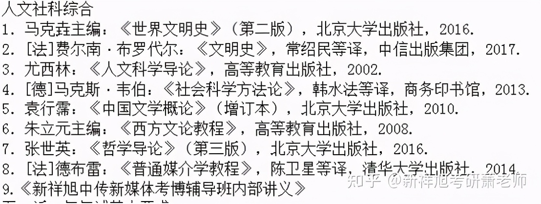 2022年中国传媒大学新媒体考博方向、参考书、复试线、大纲及名单