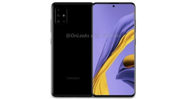 三星Note 10相同設(shè)計(jì)方案終下發(fā)！Galaxy A51曝出，后置攝像頭四攝 垂直居中成孔