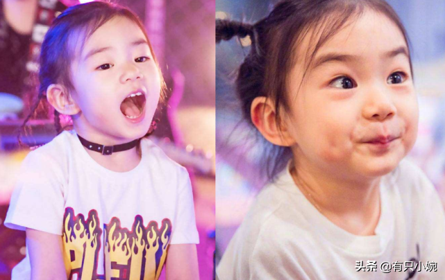 戚薇李承铉带女儿出街，5岁Lucky红发太抢镜，比