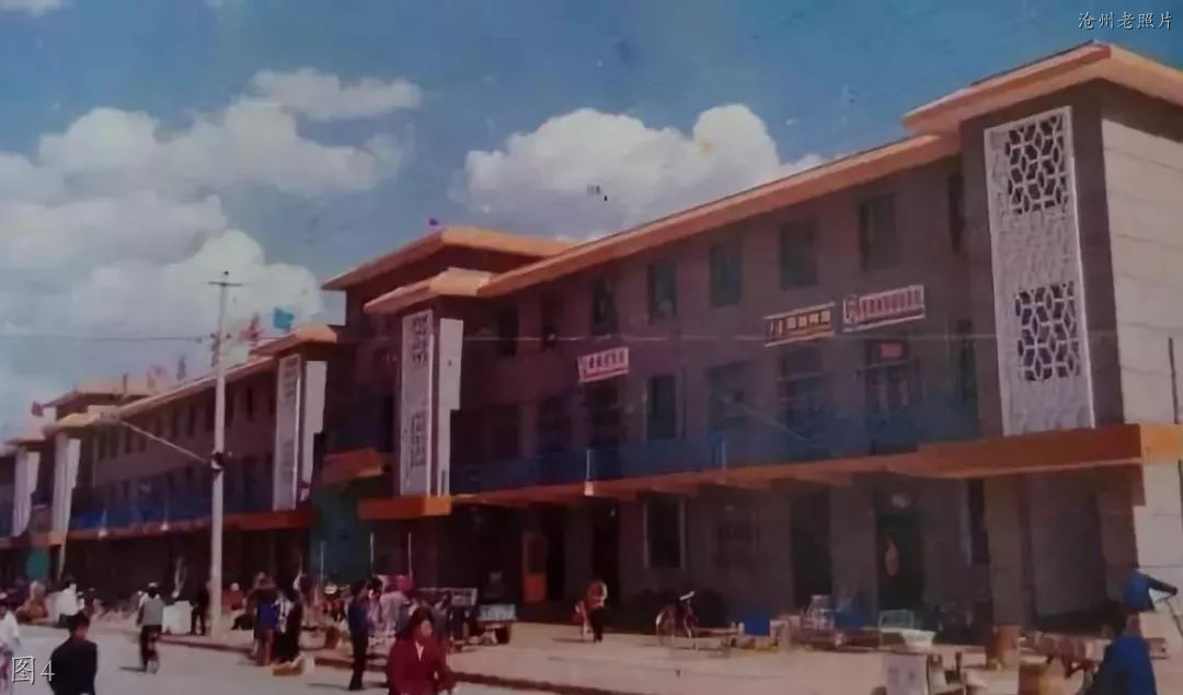 沧州盐山老照片：盐山中学，百货大楼，人民商场，劝业场，影院