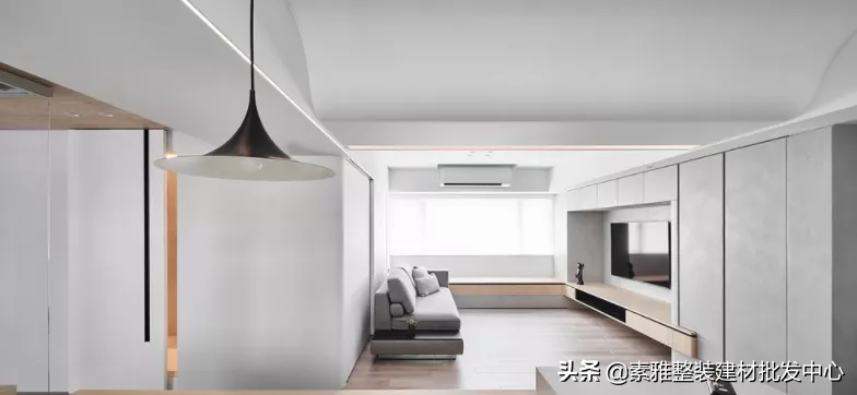 128㎡极简风，舒缓而又内敛的设计