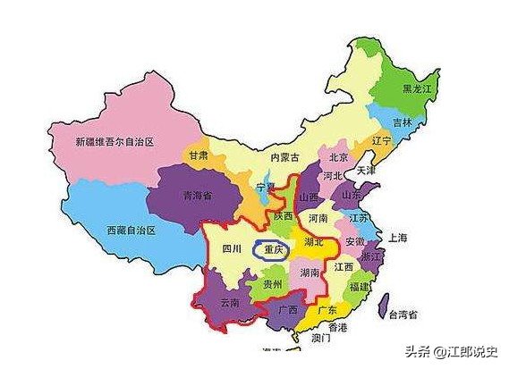 中国的省份划分线为什么那么复杂?几千年