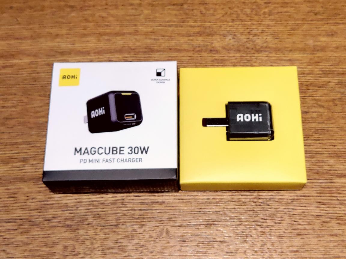 拇指般大小体积，AOHI Magcube 30W充电器上手体验