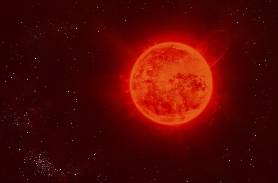 比邻星：位于“南门二”三合星中的第三颗星，是距离太阳最近恒星
