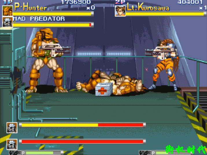 街機游戲最默契的夾攻，漫長的折磨，BOSS只想快點入土為安