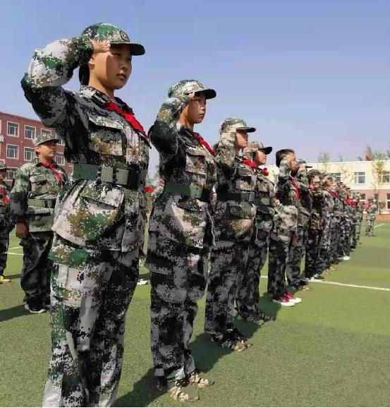预备役 立德修身 文武兼备 盘锦大洼区城郊学校举行军事训练
