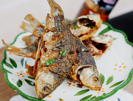 After autumn, I met a fish that I never bargained. I bought it for 5 catties. It was very nutritious and fragrant.