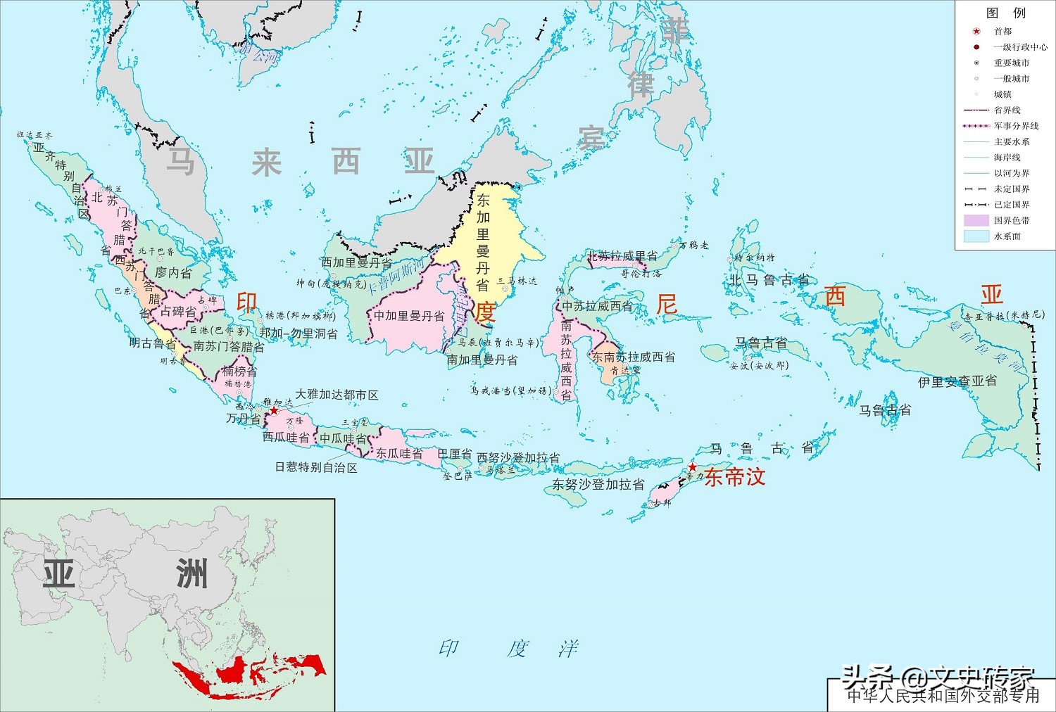 全球最大的穆斯林国家，由近2万座岛屿组成，曾幻想统一东南亚