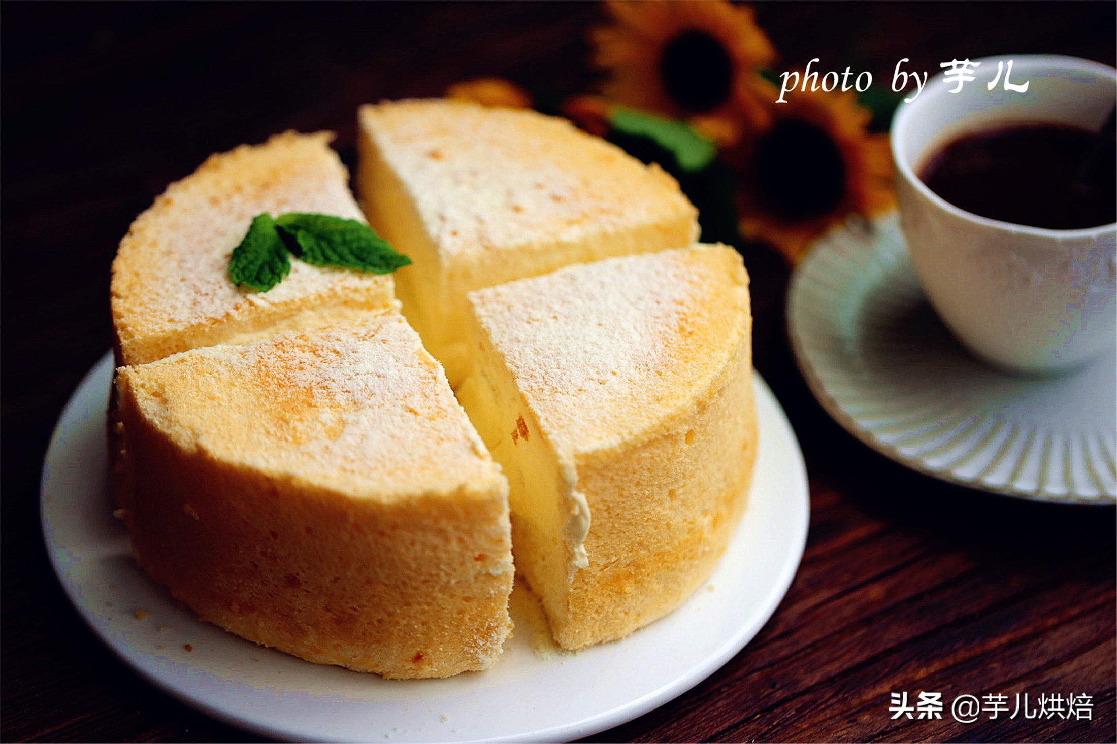 手把手教你做夏日网红单品，日式冰乳酪戚风蛋糕，冰凉轻甜好滋味