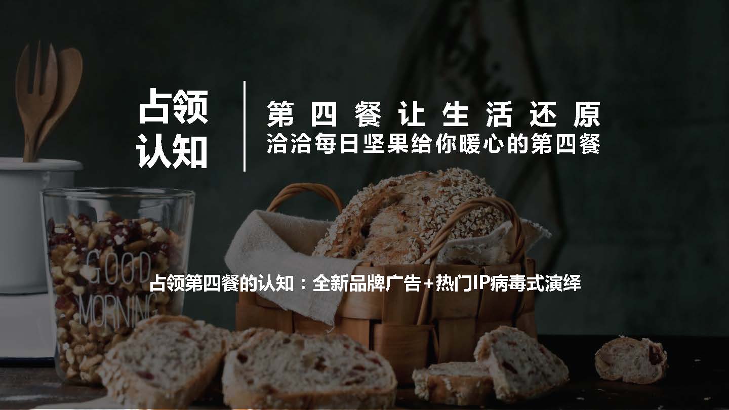 “洽洽”每日坚果整合营销方案-第四餐让生活还原 让吃变得更精致