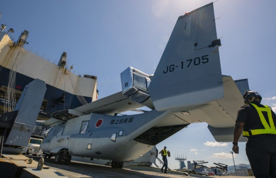 日本接收首批美制V-22旋翼运输机，价格达30亿美