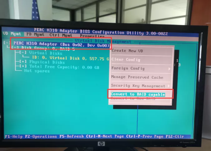 DELL T620服务器硬盘坏，拆换电脑硬盘做RAID同歩