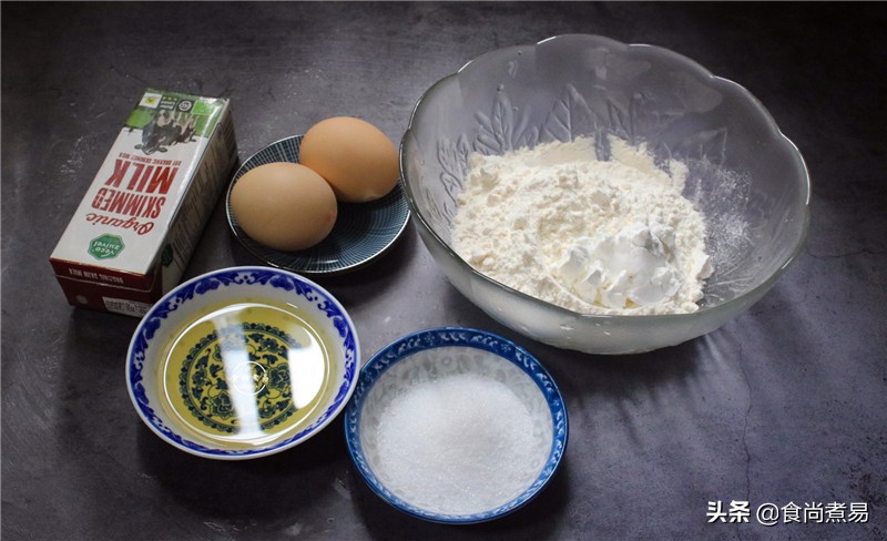 Need not the China husband cake of knead dough, the practice learns easily simply, it is good to mix, sweet soft glutinous delicious