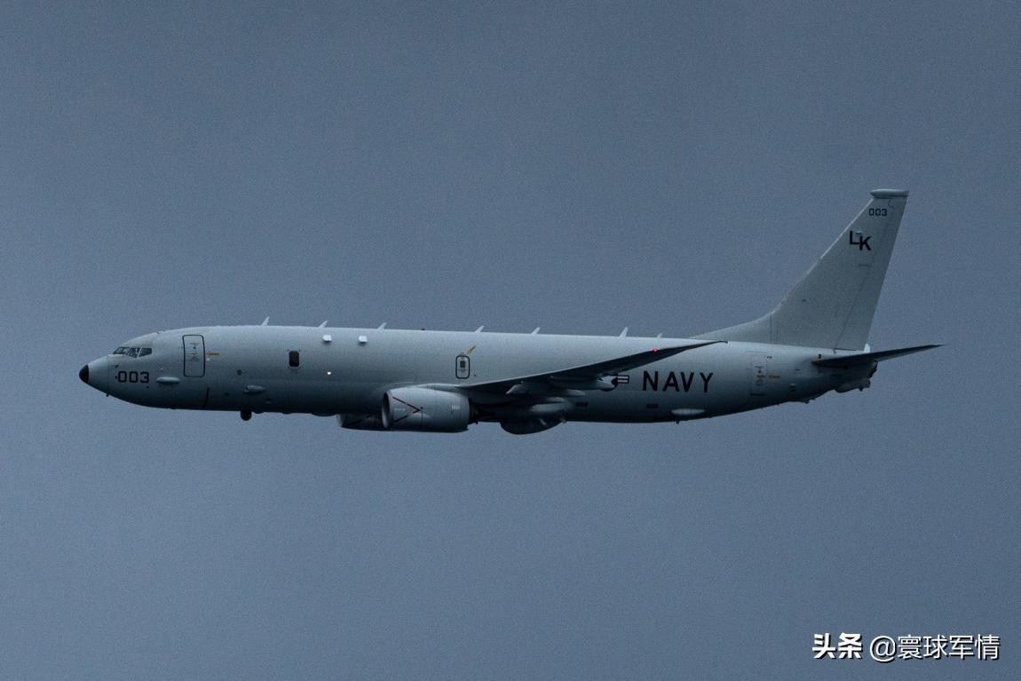P8A双机迫近台西南，无线电挑衅&quot;自由飞航权