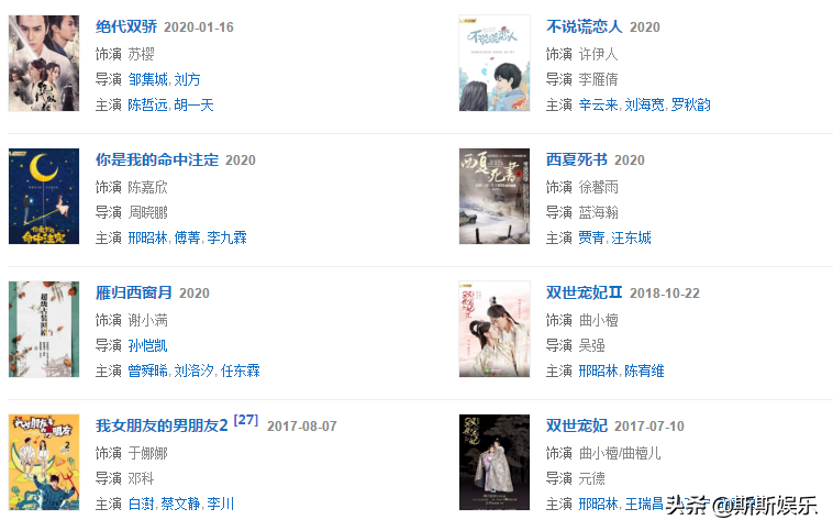 那些脸熟的网剧女主，赵露思梁洁王玉雯，你认