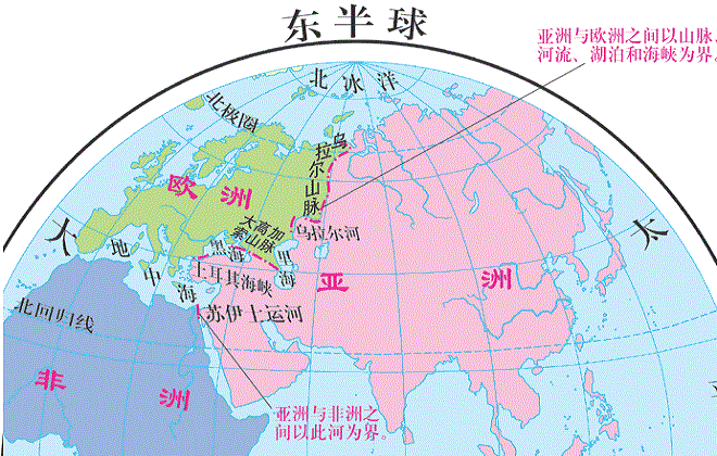 欧洲和亚洲不是一块完整的大陆吗，为什么还要强行分成两个大洲？