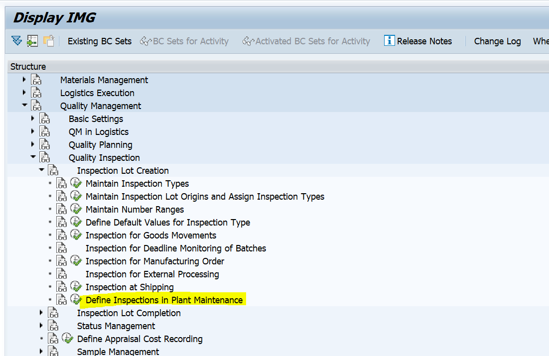 SAP PM初級系列之27–如何決定某種型別PM訂單檢驗批的檢驗型別？